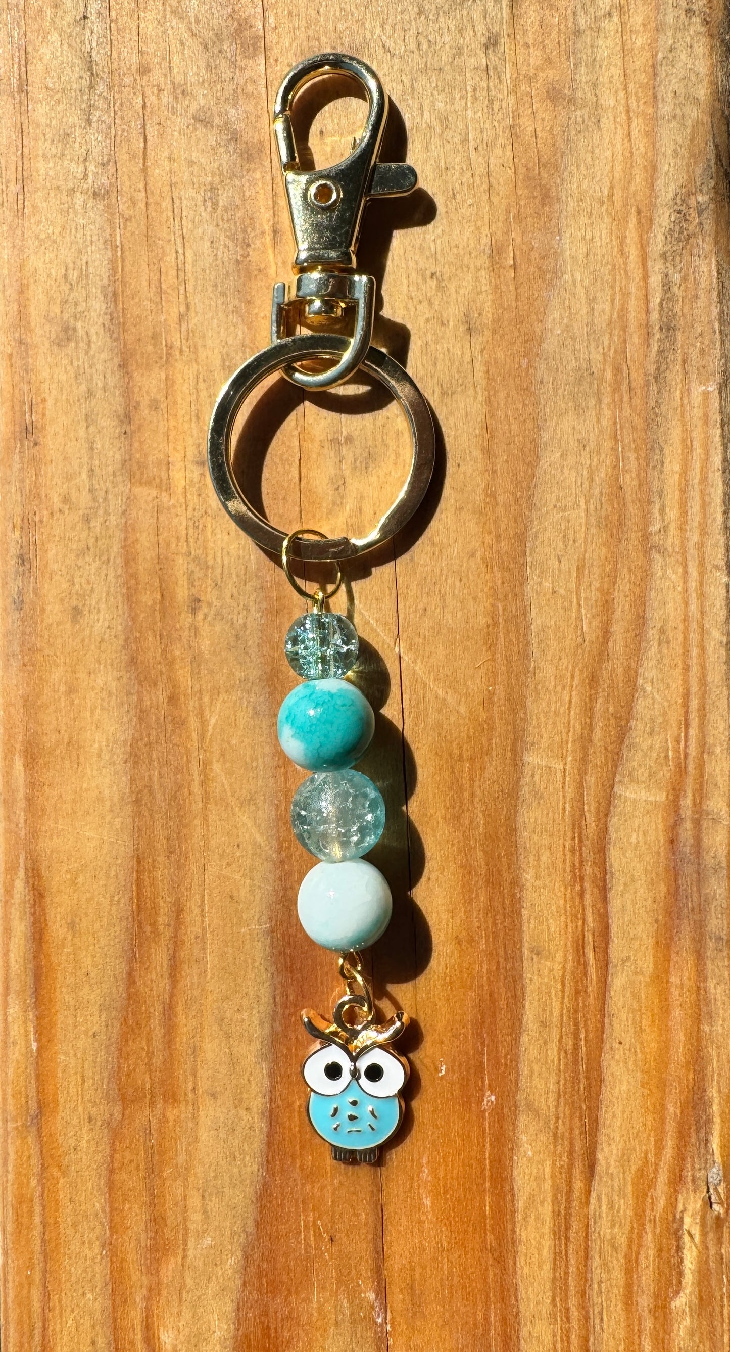 Small Handmade Gold Keychains